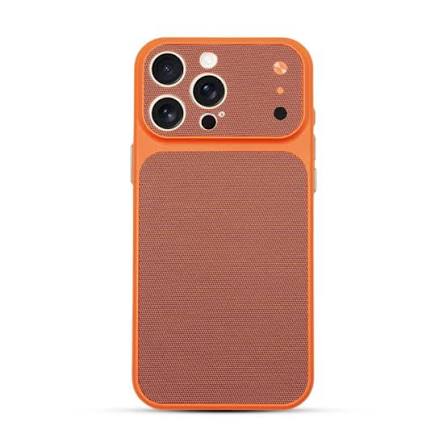 iPhone 17 Pro Max Premium Fabric Case – Orange